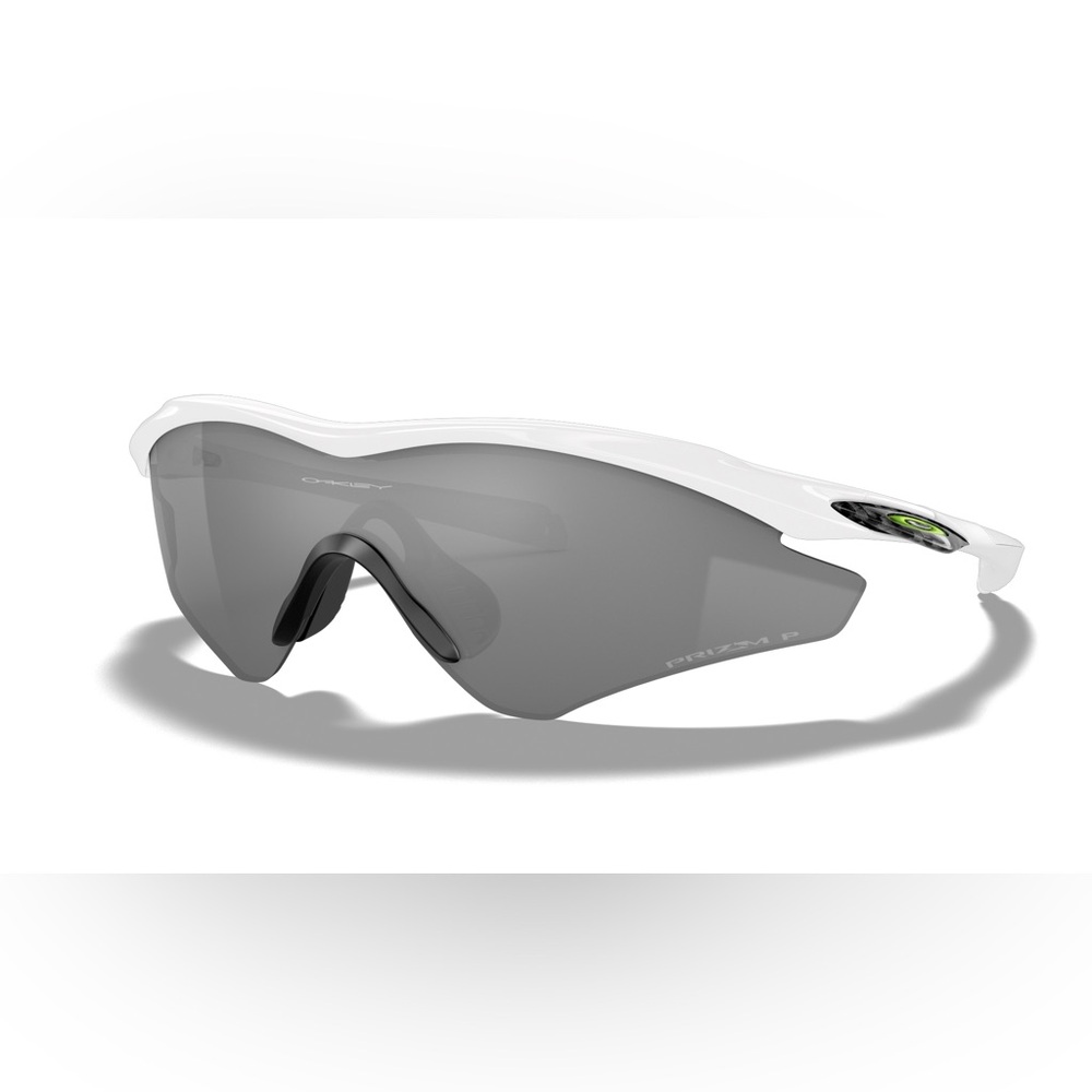 Oakley Custom M2™ Frame Sunglasses (White, Standard, Prizm Black Iridium Lens)